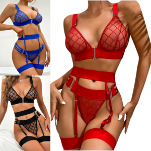 Lingerie Set with Garter Belts